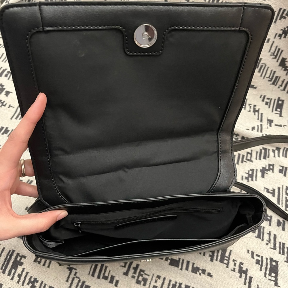 Nine West Black Quilted Crossbody Bag - Picture 6 of 9